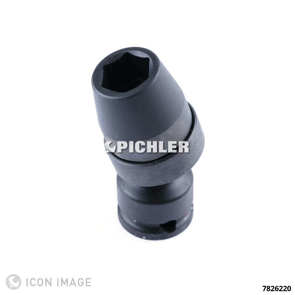 Smūginė šešiakampė galvutė rutulinėms jungtims Impact 3/8 col., 22 mm, ilgis 61 mm (7826220, PICHLER)