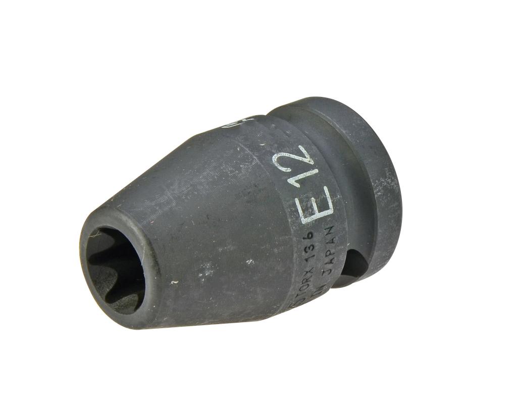 Impact E-Torx Socket E 12 Drive ½", Impact Resistant (7882120, PICHLER)