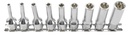 E-Profile Socket Set, 9 pcs, E4–E16, 3/8 in. Drive, 55 mm Long (7883650, PICHLER)