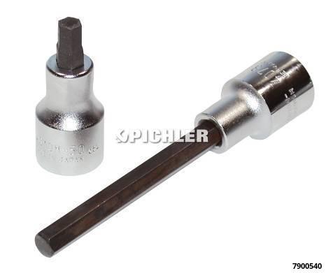 Innensechskant-Einsatz 4012M 1/2" Antrieb SW 4 x 43 (7900540, PICHLER)