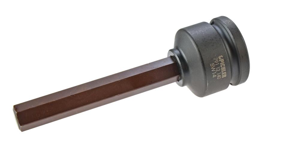 Innensechskant-Einsatz SW14 "Impact" extra lang 140 mm (79112140, PICHLER)