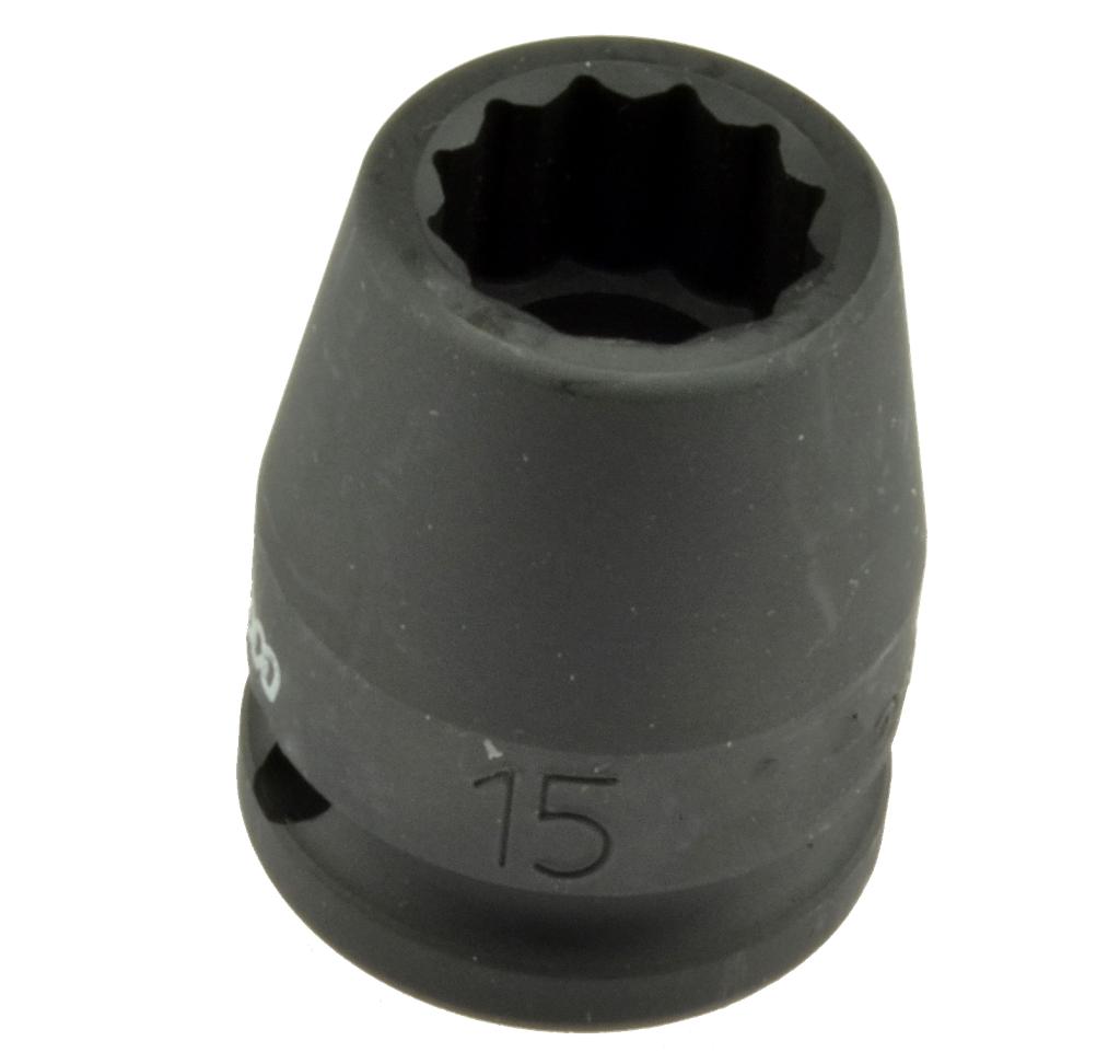 Socket double hexagonal "Impact" 15 mm (7940650, PICHLER)