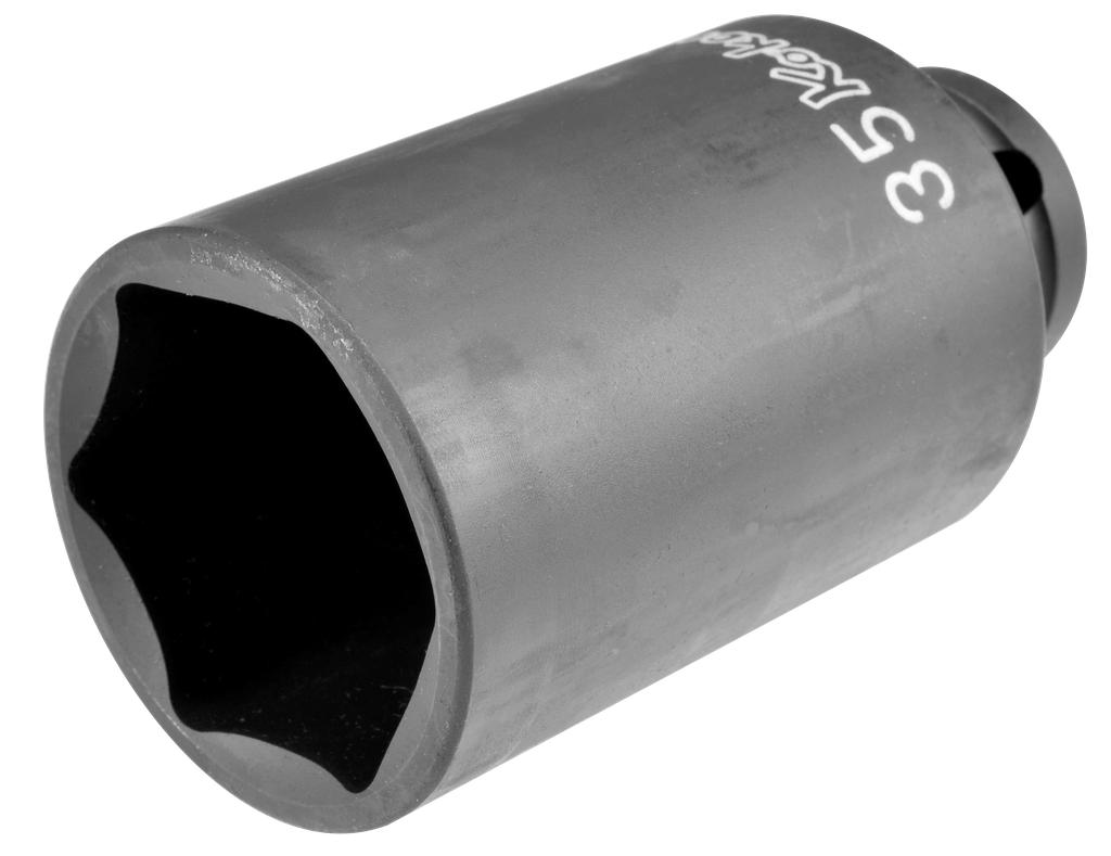 Schlagstecknuss 1/2" lang 6-kant dünnwandig SW 35 (79412350, PICHLER)