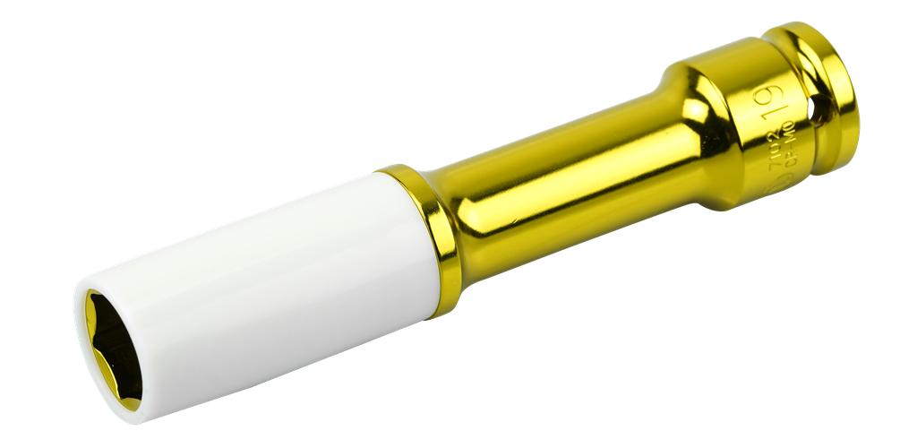 Schlagstecknuss 1/2" "XL" SW 19 mit Kunststoffschutz (7941639, PICHLER)