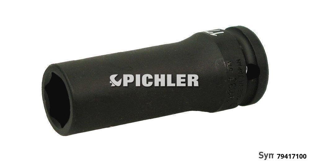 Socket hexagonal with plastic insert "Im 21mm, 1/2" drive, (79417100, PICHLER)
