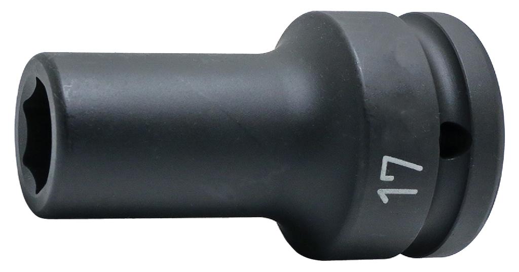 Impact Steckschlüssel SW17 / 6-kant dünnwandig Länge 75 mm Antrieb 3/4" (79600170, PICHLER)