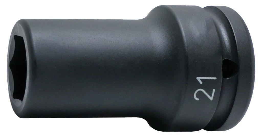 Impact Steckschlüssel SW21 / 6-kant dünnwandig Länge 75 mm Antrieb 3/4" (79600210, PICHLER)