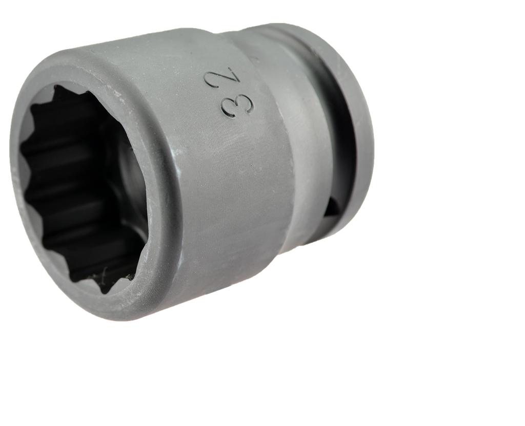 Impact Sockets 32 mm ¾", 12-point (79653200, PICHLER)