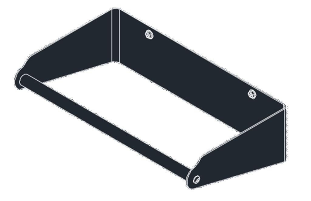 Paper roll holder 374x22x100 (79921040, PICHLER)