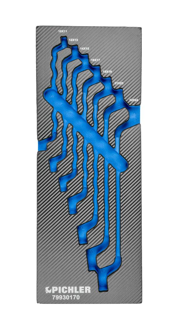 Einlage für 79930170 Ringschlüssel gekröpft, 7-tlg., 10-24 mm (79929170, PICHLER)