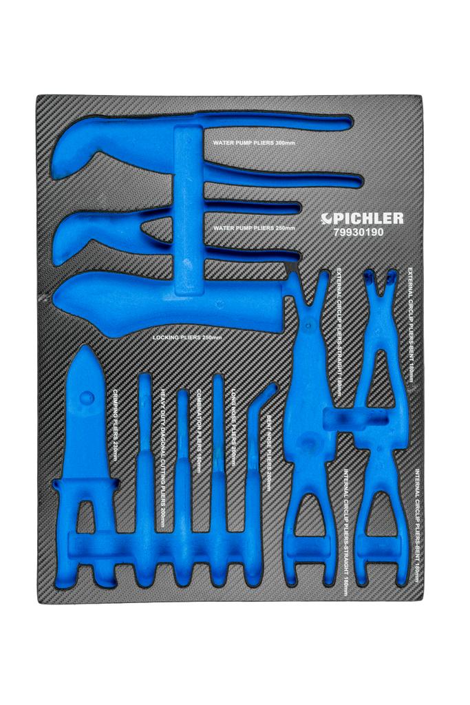 Einlage für 79930190 Zangen Set, 12-tlg. (79929190, PICHLER)
