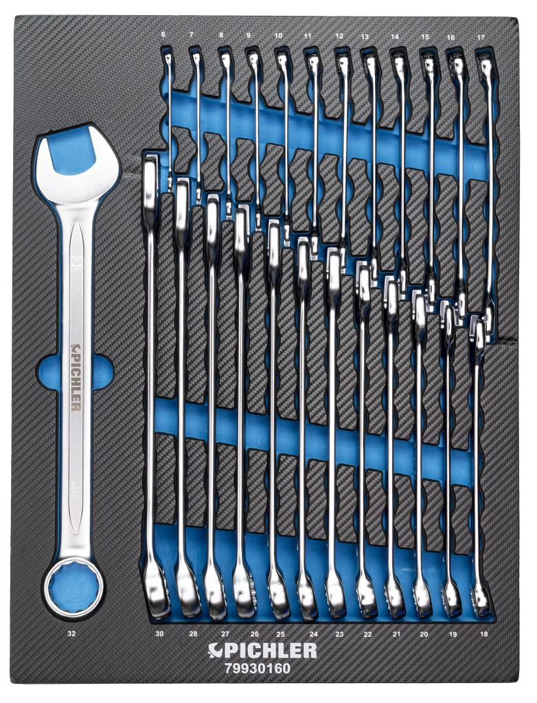 Ring Spanner Set, 25 pcs., 6-32 mm (79930160, PICHLER)