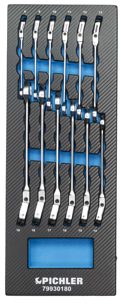 Flexible Ratchet Wrench Set, 12 pcs. (79930180, PICHLER)