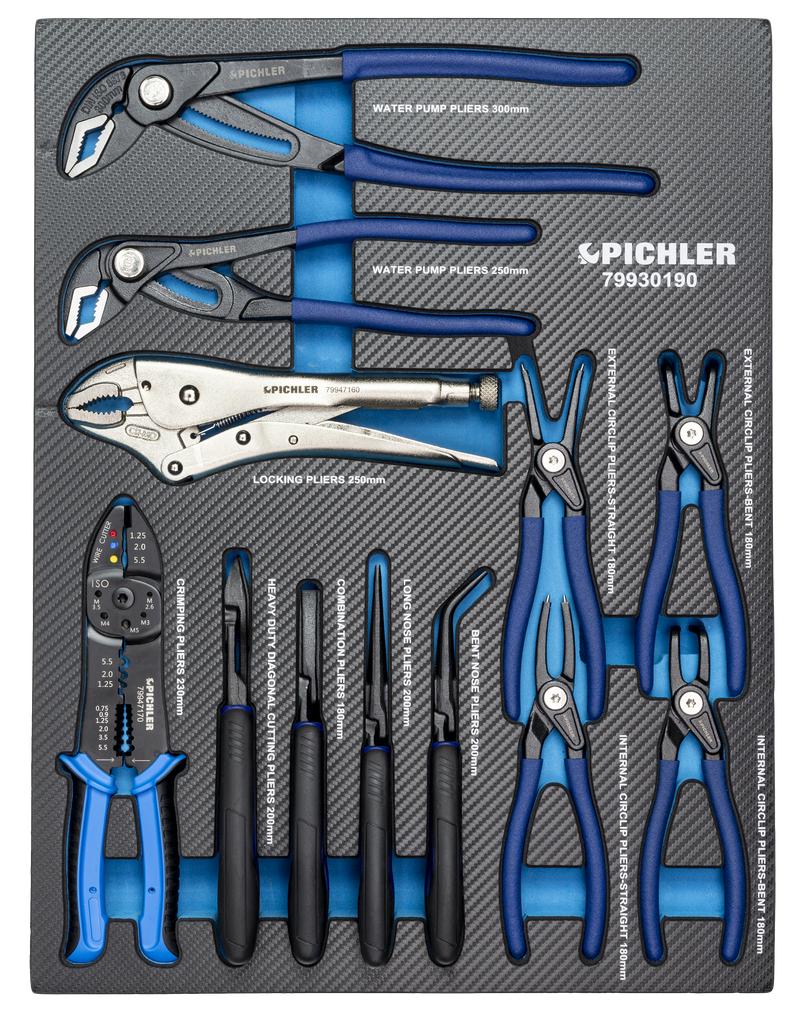 Pliers Set, 12 pcs. (79930190, PICHLER)