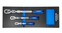 Teleskop-Gelenkkopfknarren-Set 3-tlg., 1/4", 3/8", 1/2" (79930240, PICHLER)