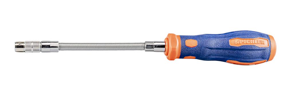 Flexible bit holder screwdriver, 6.35 x 150 mm L (79940160, PICHLER)