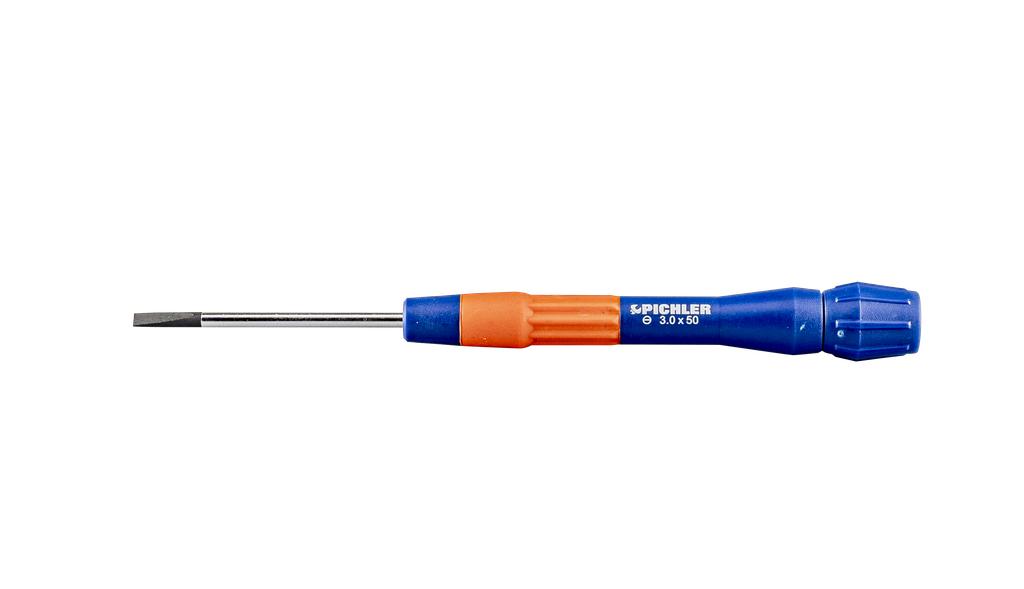 Precision screwdriver, slotted, SL 3.0 x 50 mm L (79940256, PICHLER)