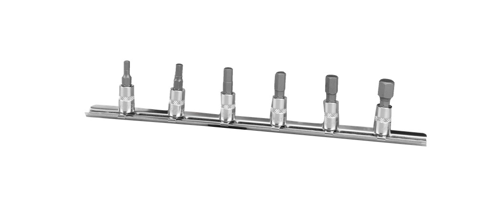 Steckschlüsselsatz Innensechskant 1/4" SW 4 - SW 10, 6-tlg. (79941500, PICHLER)