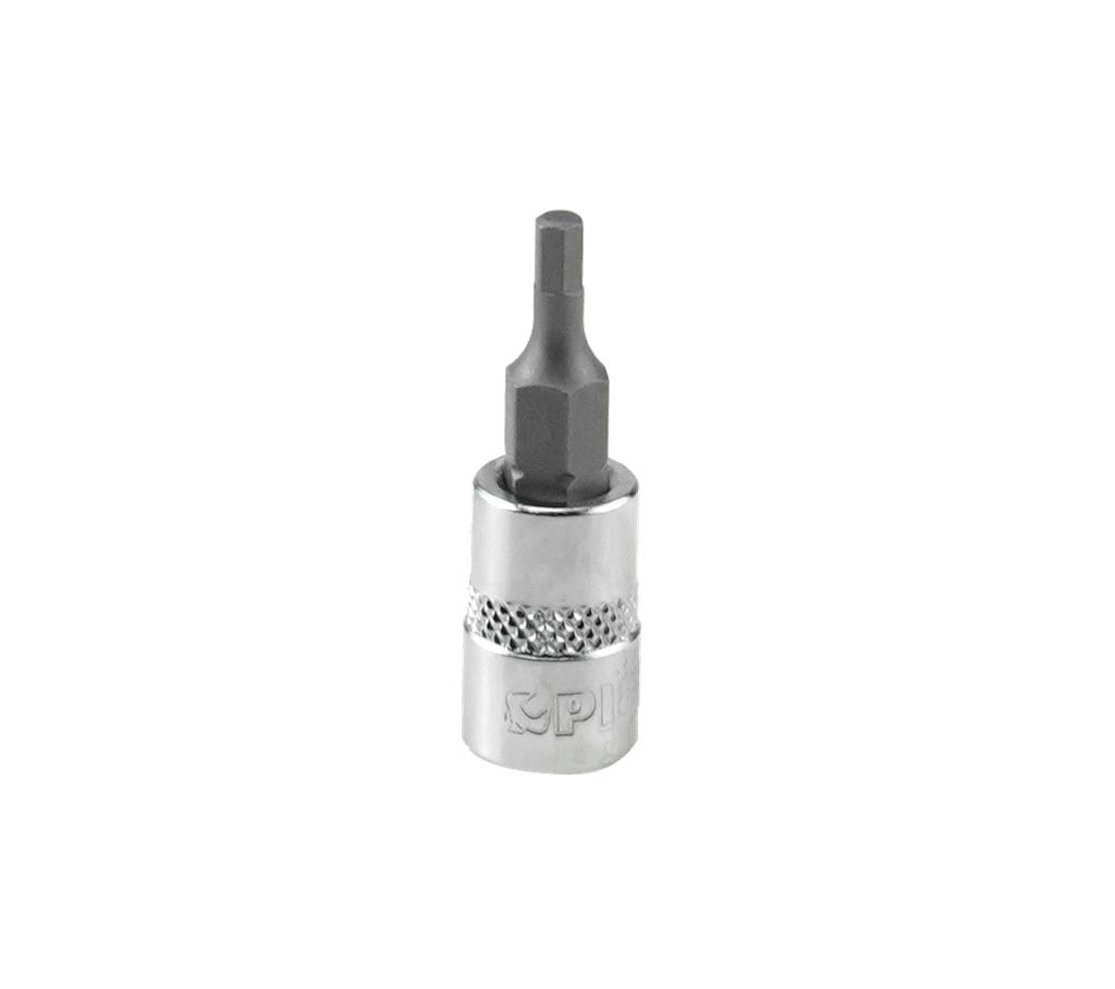 Socket 1/4", hex bit, 3 mm, length 37 mm (79941503, PICHLER)