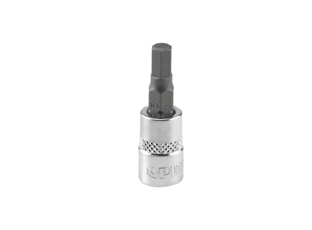 Socket 1/4", hex bit, 5 mm, length 37 mm (79941505, PICHLER)