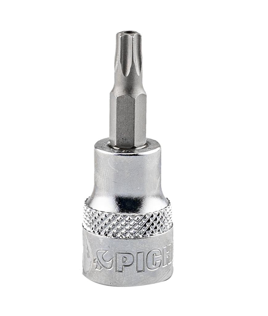 1/4 col. galvutė, apsauginis Torx su skyle (TR), TXB6, ilgis 37 mm (79941906, PICHLER)