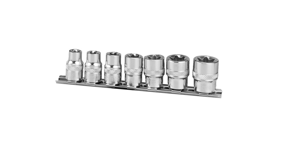 Steckschlüsselsatz Aussentorx kurz 3/8" E10 - E20, 7-tlg. (79943300, PICHLER)