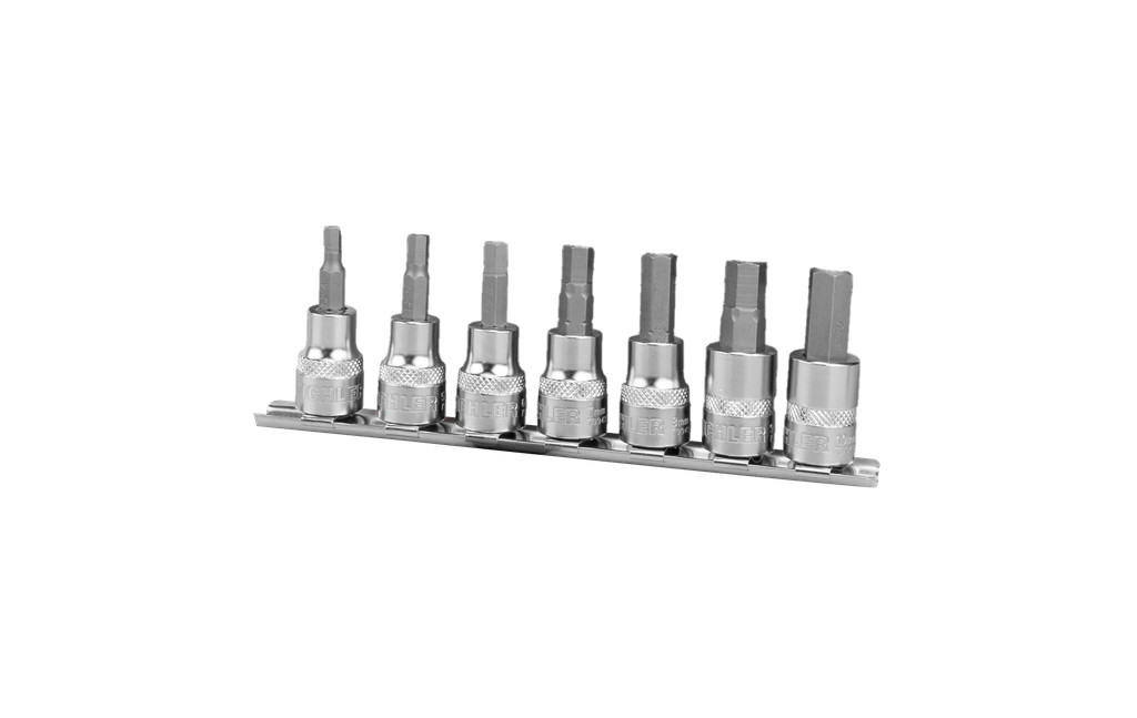 Steckschlüsselsatz Innensechskant 3/8" kurz SW 4 - SW 10, 7-tlg. (79943500, PICHLER)