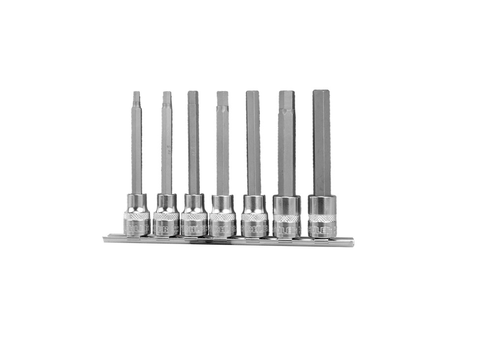 Steckschlüsselsatz Innensechskant 3/8" lang SW 4 - SW 10, 7-tlg. (79943600, PICHLER)
