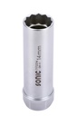 Spark plug socket 3/8" 12-point with clip 14 mm (7172214, SONIC)