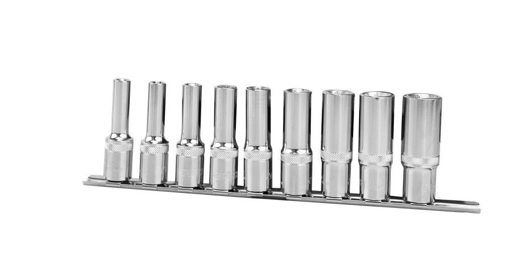 Steckschlüsselsatz Aussentorx lang 1/2" E10 - E24, 9-tlg. (79945305, PICHLER)