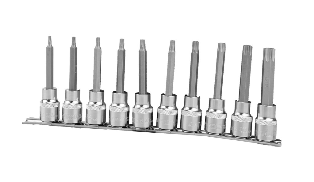Steckschlüsselsatz Torx lang 1/2" T20 - T60, 10-tlg. (79945415, PICHLER)