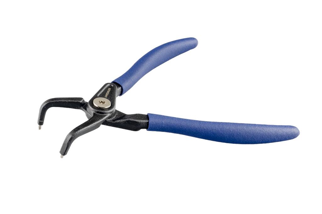Snap ring pliers, curved, for internal rings, length 180 (79947211, PICHLER)