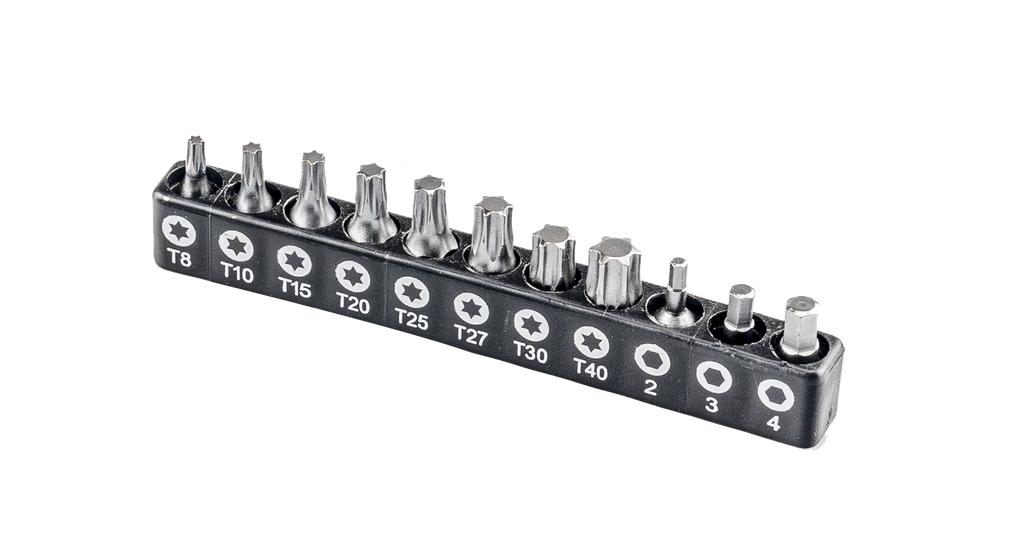 Microbit Set 11-tlg. Torx T8-T40 & Innensechskant 2 mm, 3 mm, 4 mm (79949411, PICHLER)
