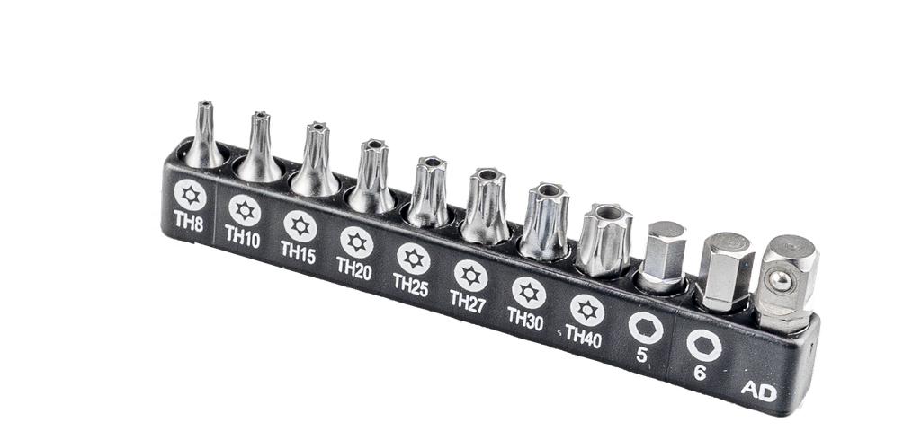 Micro embout 1/4" x 18 mm, Torx avec perçage 8 (79949608, PICHLER)