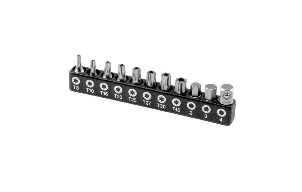 Mircrobit Set 11-tlg. Torx TXB 8 -TXB 40 Innensechskant 5mm, 6mm + Adapter 1/4´´ (79949611, PICHLER)