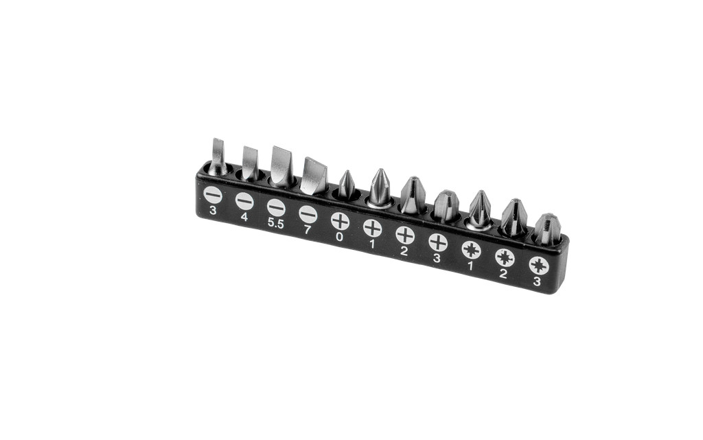 Microbit Set 11-tlg. Kreuz PH 0 - PH 3 PZ 1 - PZ 3 u. Schlitz 3mm - 7 mm (79949711, PICHLER)
