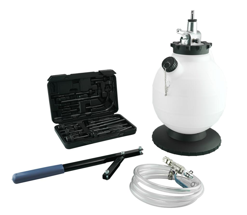 Gear box oil filling unit 7,5 l inclu. adapter set 20 pcs. (80118460, PICHLER)