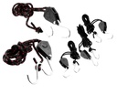 Tension lines set universal 5 pcs. 3 pcs. with S-hook and ratchet (80251130, PICHLER)