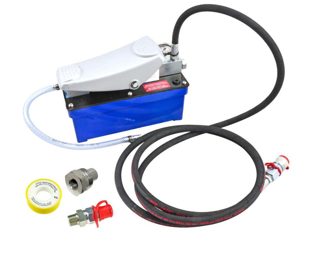 Air Hydraulic Pump 700 bar with Hydraulic Pressure Gauge, (80255575, PICHLER)