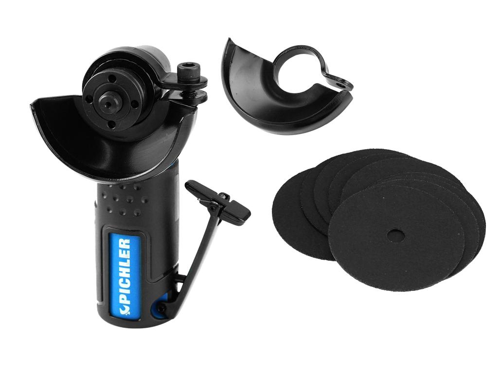 Mini Power Cut-Off Grinder, incl. 5 cutting discs 63×1.0×10 mm (80435605, PICHLER)