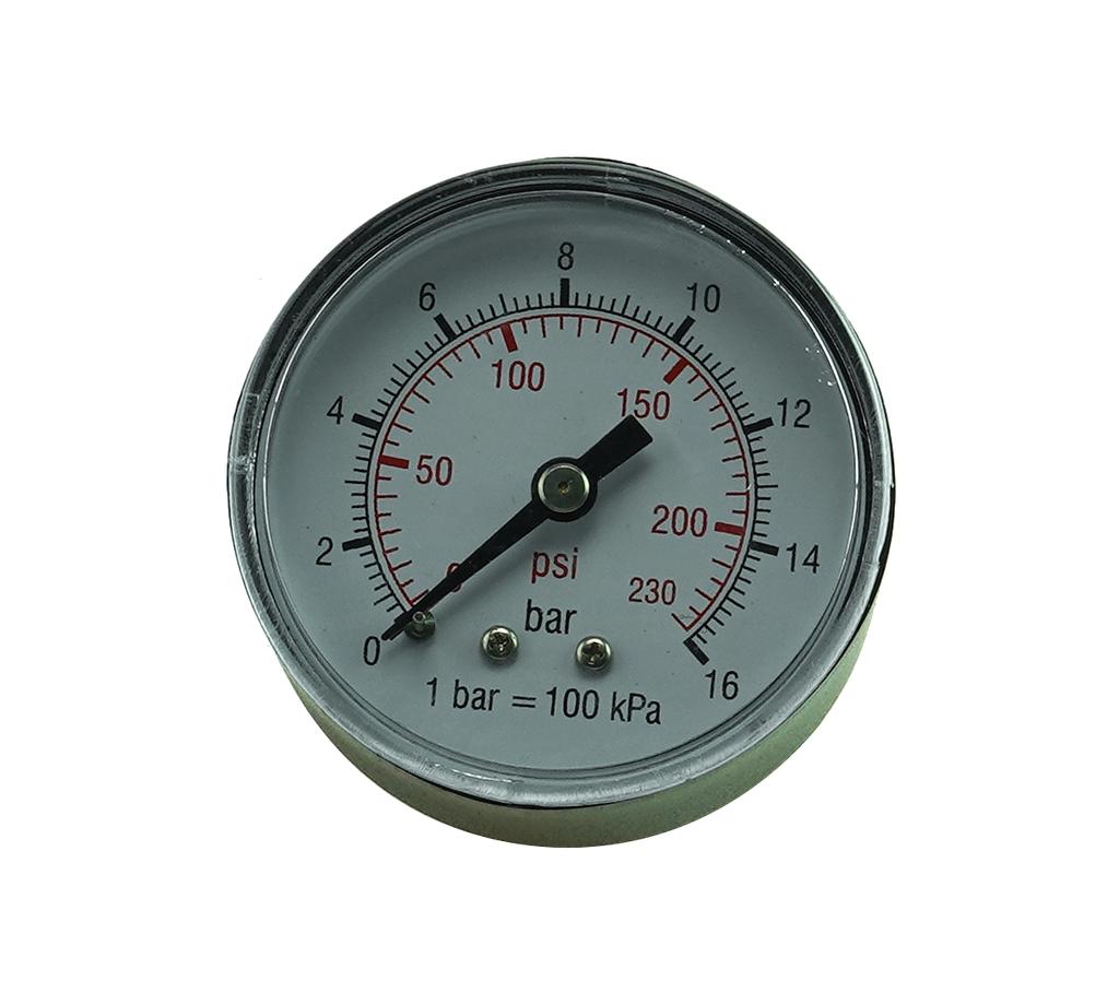 Pressure Gauge for Brake Bleeder 10 bar Ø 50 mm for old model Sauer (80638020, PICHLER)