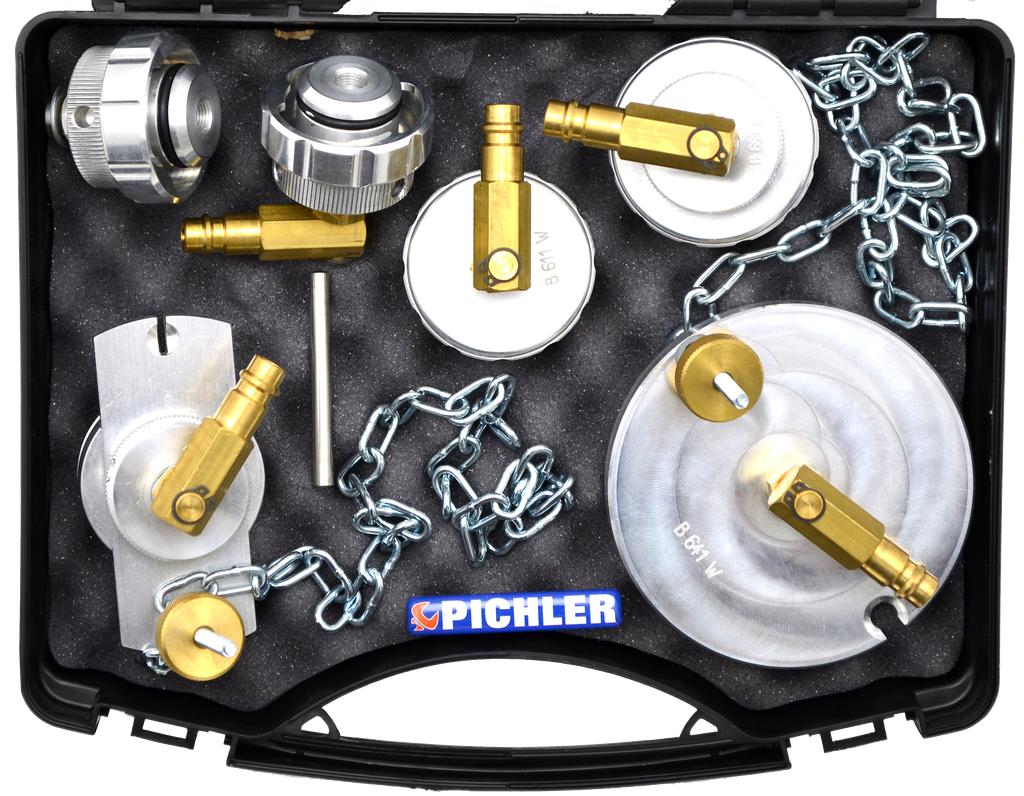 Brake Bleeder Adapter Set 6 pieces BAK 03 (8064395, PICHLER)
