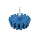 Conical rim eraser disc set with lamellae, 5 pcs, with drill chuck adapter (82051005, PICHLER)