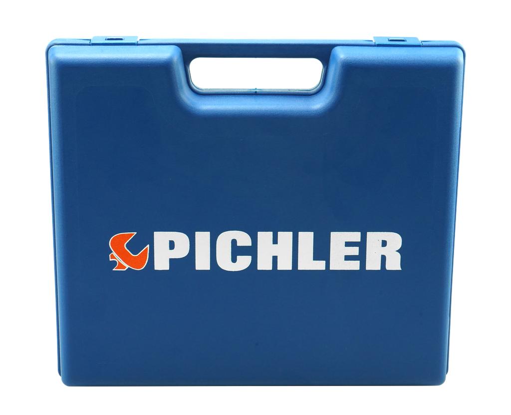 Plastic Case 2019/PCL/1 Blue with Thick Foam on the Lid (8800041, PICHLER)