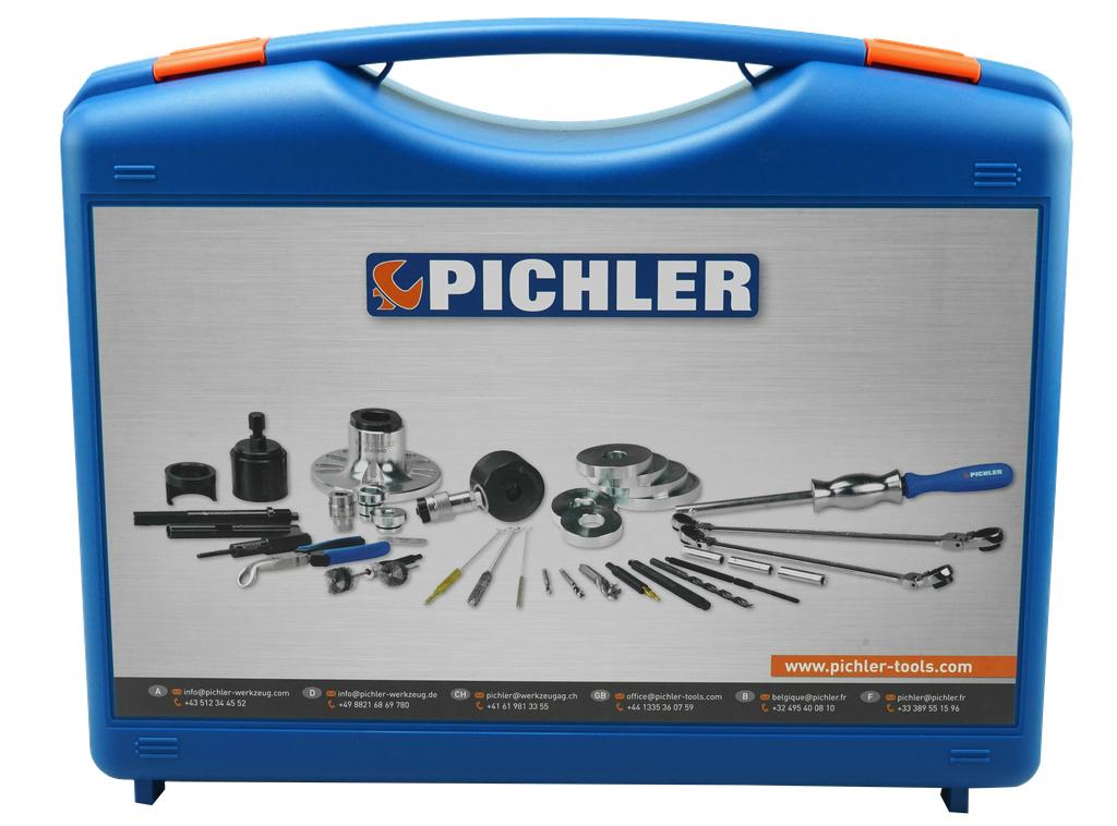 Kunststoffkoffer TEKNO 2017 Innenmaß 434x289x100 mm - ohne Schaumstoff (88120175, PICHLER)