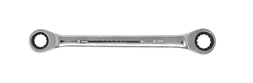 Doppelknarren-Ringschlüssel 12-kant feinverzahnt 8x9 (9031010, PICHLER)