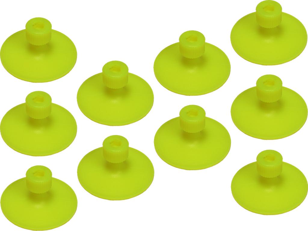 Glue on Attachments Yellow Ø 40mm Unit 10 pieces (90321710, PICHLER)