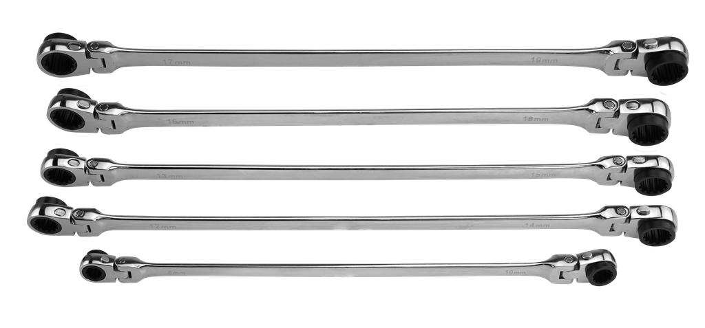 Ratchet joint wrench set "Triple Plus" XL, 5 pcs. (90350000, PICHLER)