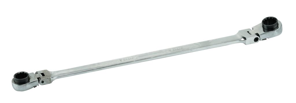 Ratchet joint wrench "Triple Plus" XL 13x15 mm for 4-/6-/12-point, (90350013, PICHLER)
