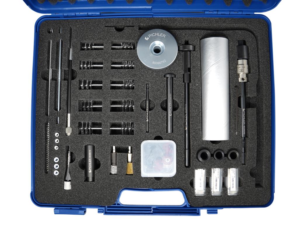 Injector shaft cleaning set with 5 modules (9038100, PICHLER)